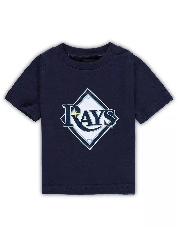 Футболка с логотипом команды Tampa Bay Rays для мальчиков и девочек Outerstuff — изображение 1 из 1