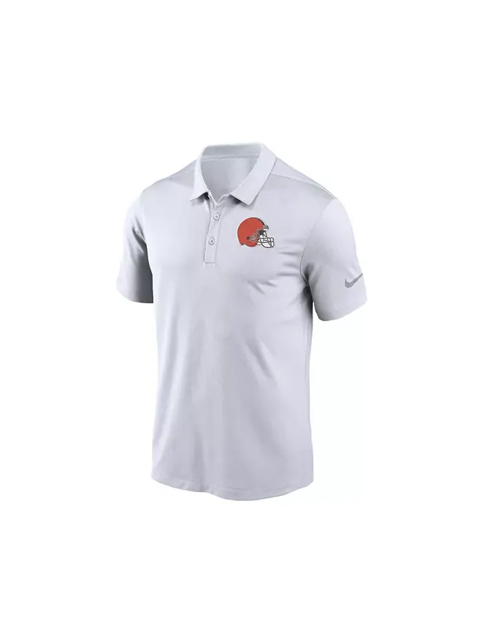 Мужская футболка-поло с логотипом команды Cleveland Browns Nike — изображение 1 из 2