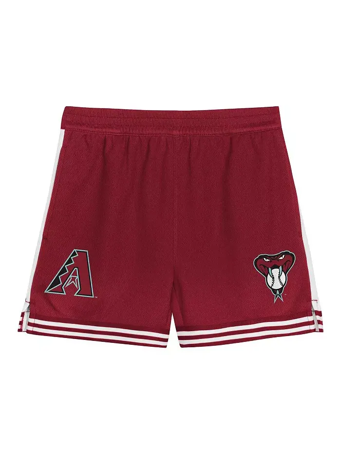 Детский комплект из футболки и шорт Arizona Diamondbacks Pinch Hitter Infielder красного цвета — изображение 4 из 5