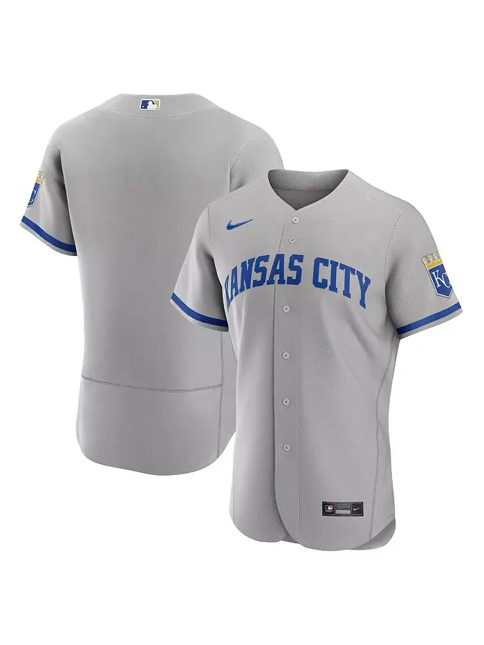 Мужская серая автентичная джерси Kansas City Royals 2022 Road Nike — изображение 1 из 1
