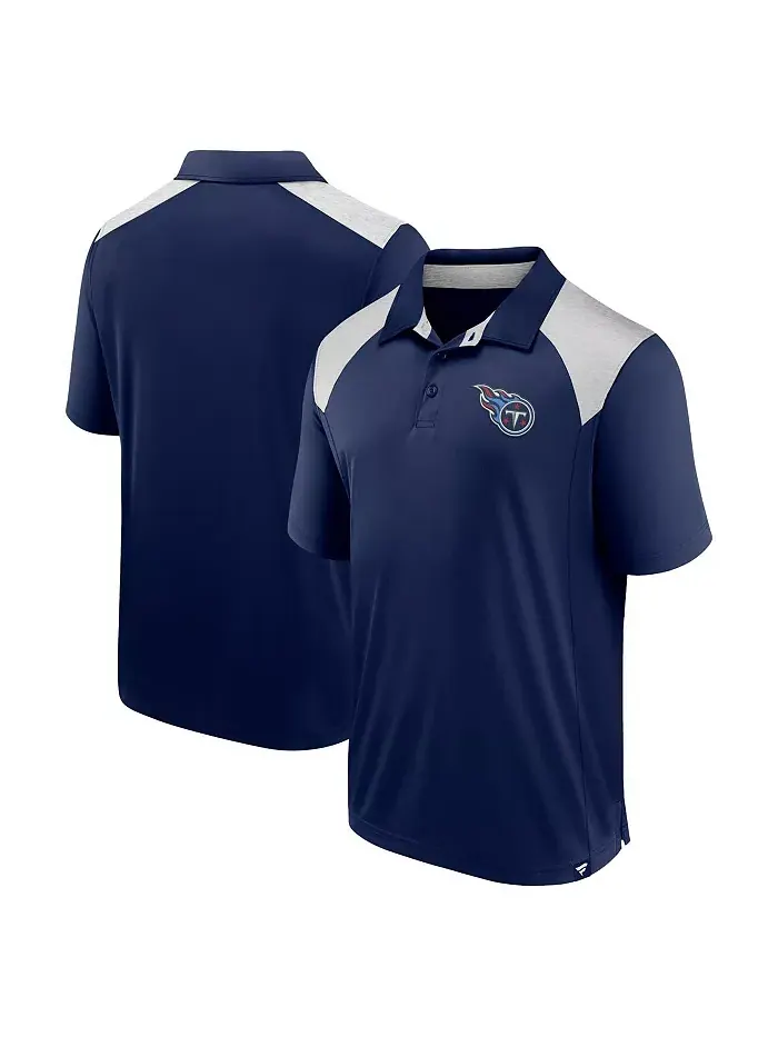 Мужская поло Tennessee Titans Primary в темно-синем цвете Fanatics — изображение 1 из 3