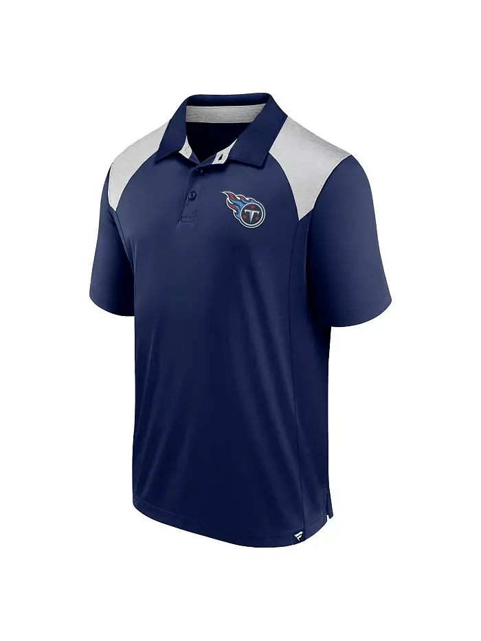 Мужская поло Tennessee Titans Primary в темно-синем цвете Fanatics — изображение 3 из 3