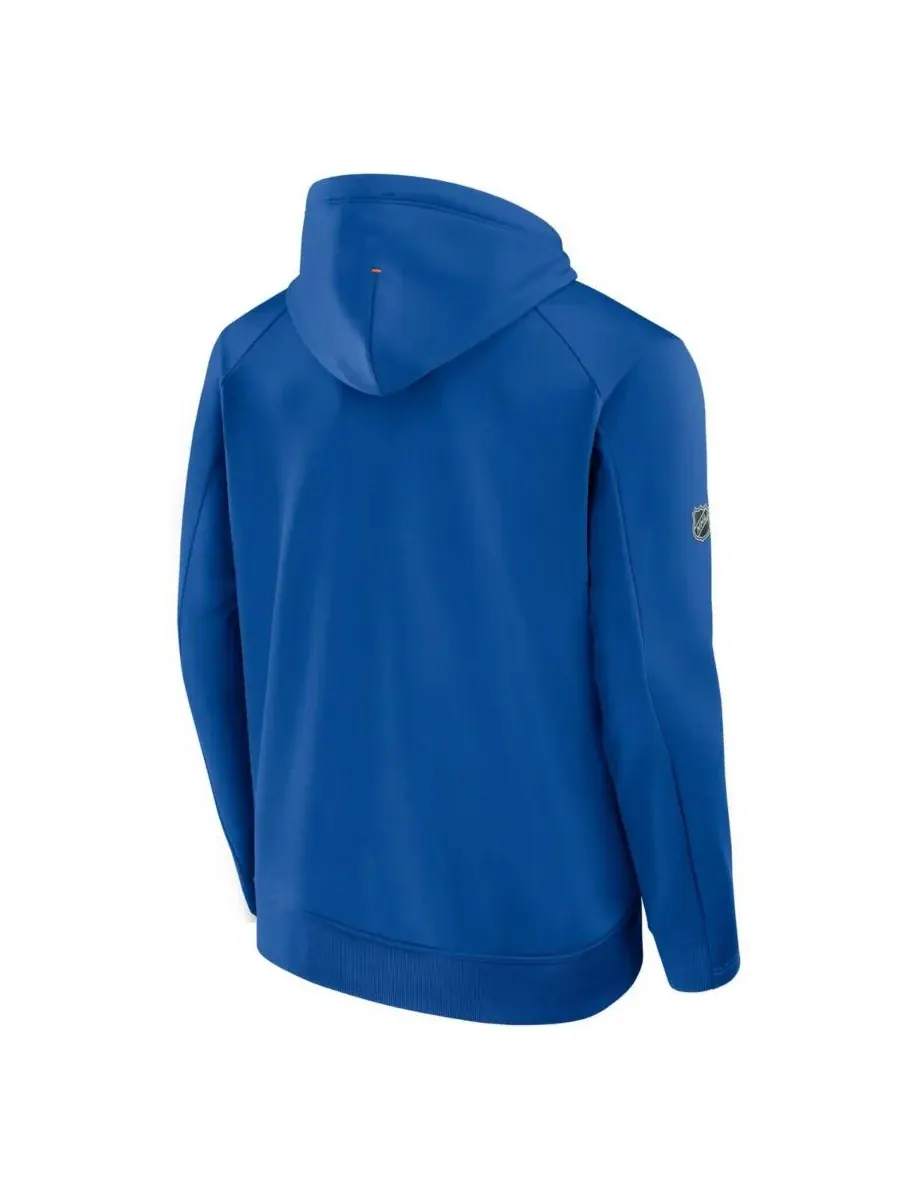 Мужская толстовка Royal New York Islanders Authentic Pro Rink Hoodie Fanatics — изображение 3 из 3, королевский