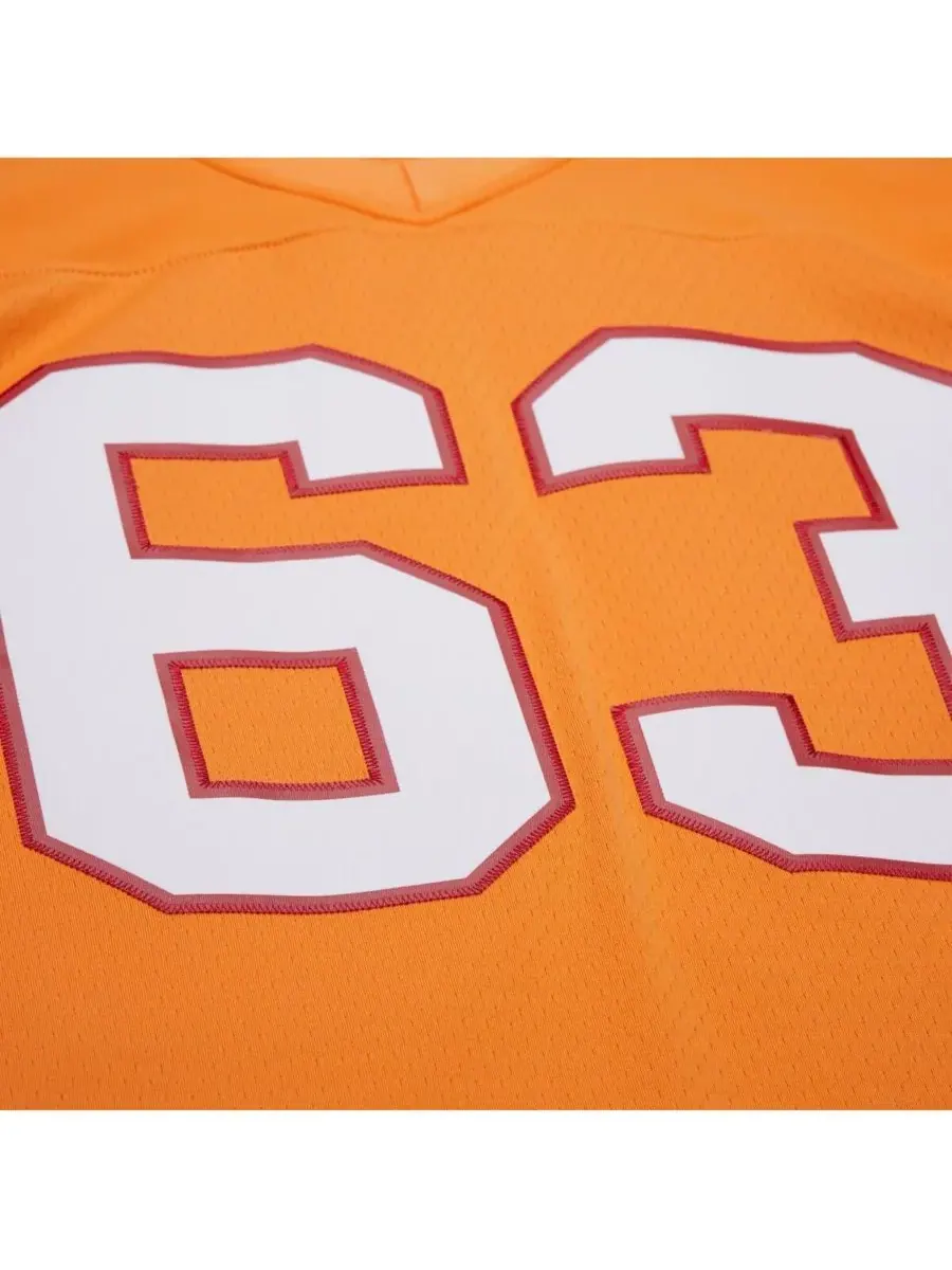 Mitchell & Ness Мужская оранжевая футболка Lee Roy Selmon Tampa Bay Buccaneers 1976 Legacy Replica — изображение 4 из 5