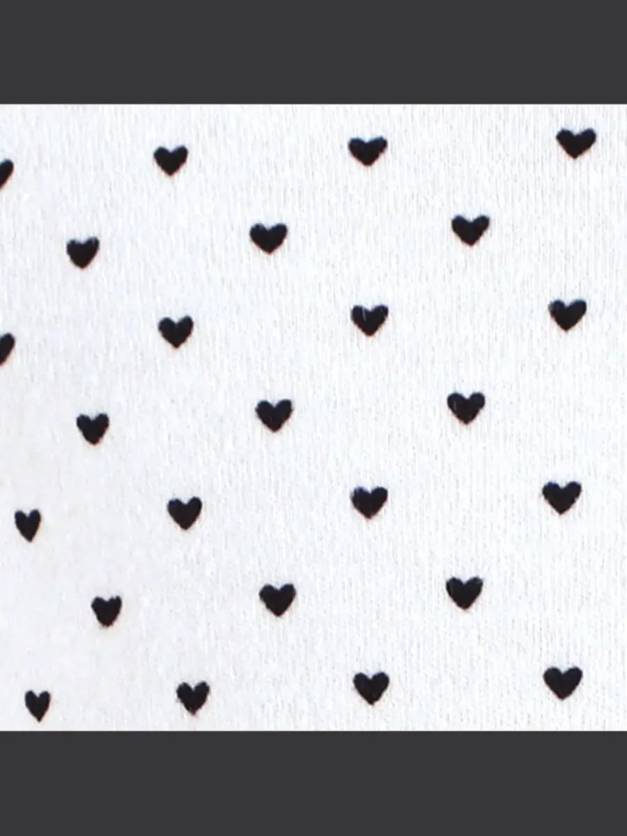 Хлопковые боди с длинными рукавами, комплект из 5 штук с рисунком слона Hudson Baby, Heart — изображение 2 из 2