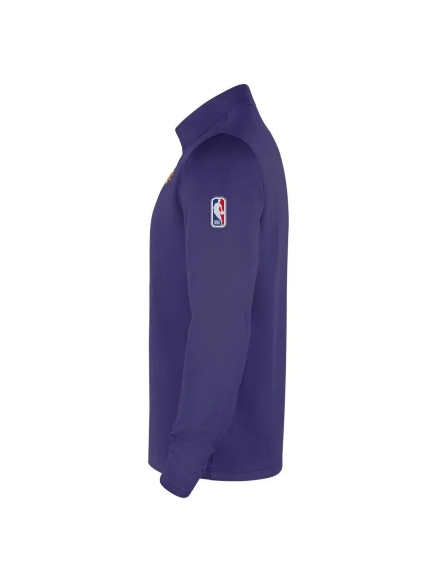 Nike Мужская фиолетовая толстовка Phoenix Suns 2025/26 Authentic Coaches Quarter-Zip Dri-Fit — изображение 4 из 4, фиолетовый