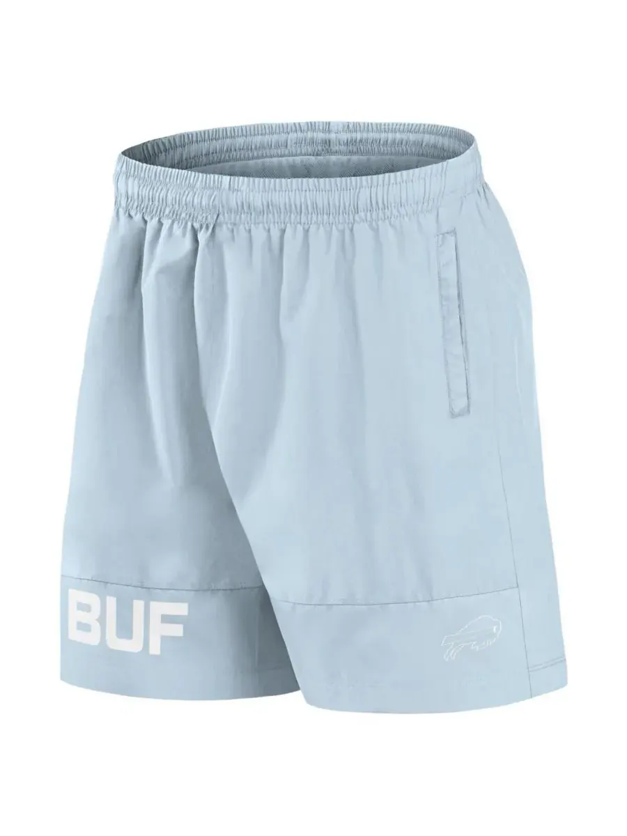 Fanatics Мужские светло-голубые шорты Elements с символикой команды Buffalo Bills — изображение 2 из 3, светлый синий