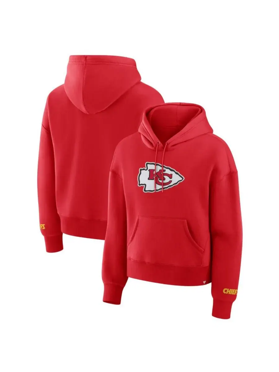 Fanatics Женская красная флисовая толстовка с капюшоном Kansas City Chiefs Legacy — изображение 1 из 3, красный
