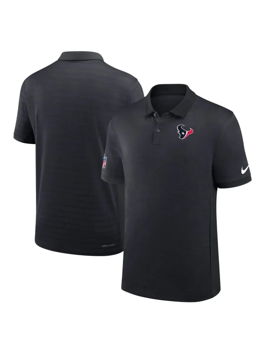 Nike Мужская темно-синяя поло-рубашка Houston Texans Sideline Victory Stripe Performance — изображение 1 из 3, темно-синий