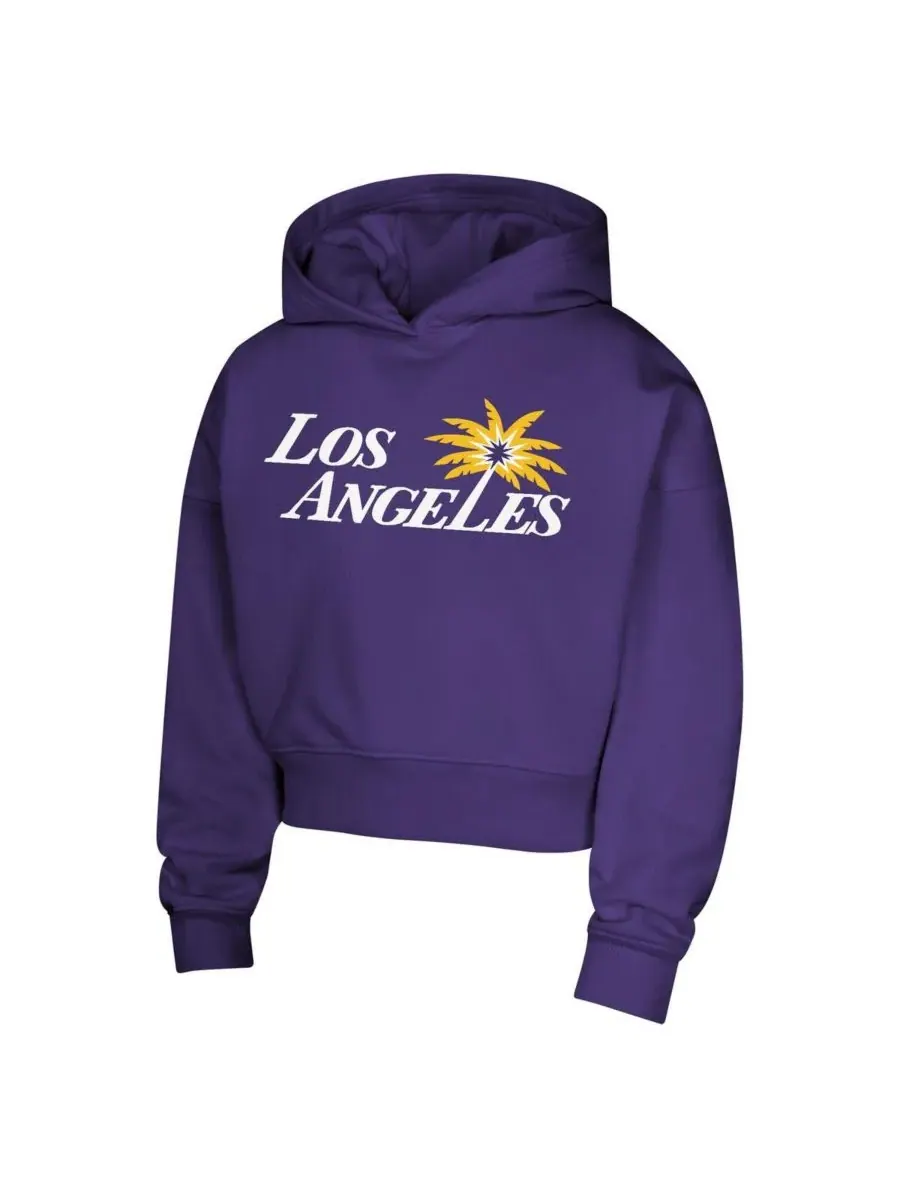 Outerstuff Толстовка с капюшоном Big Girls Purple Los Angeles Sparks Closer — изображение 3 из 3, фиолетовый