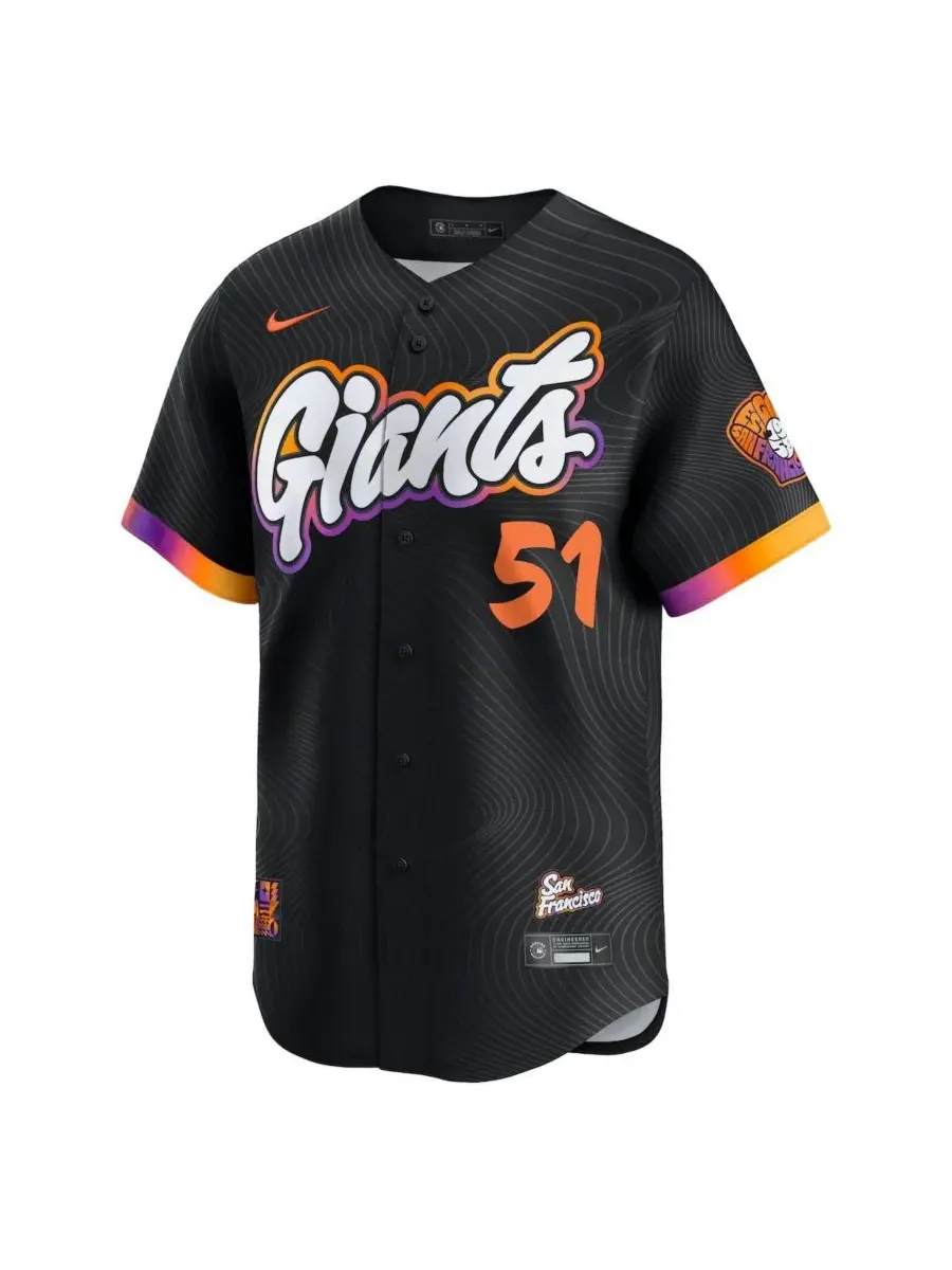 Nike Мужская черная футболка Jung Hoo Lee San Francisco Giants 2025 City Connect Limited — изображение 3 из 3, черный