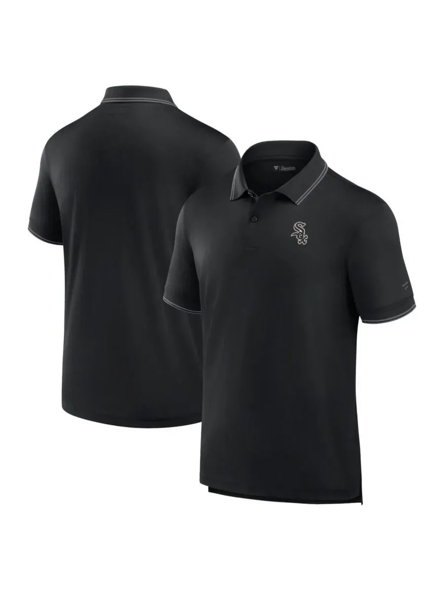 Fanatics Signature Мужская черная рубашка-поло Chicago White Sox из пике — черный