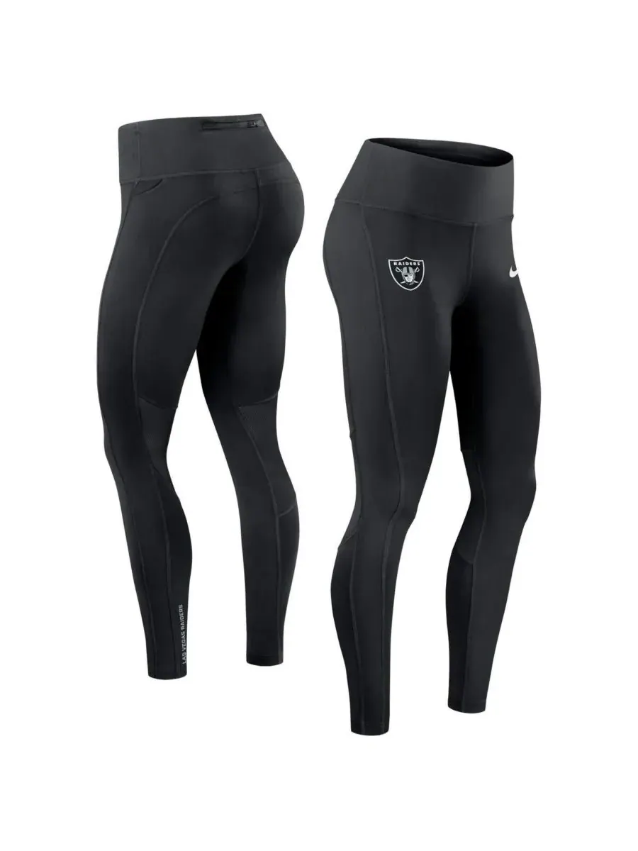 Nike Женские черные леггинсы Las Vegas Raiders Primetime Epic Fast Dri-FIT — изображение 1 из 3, черный