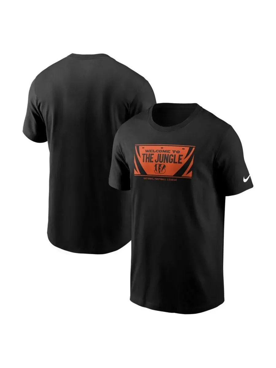 Nike Мужская черная футболка Cincinnati Bengals Primetime Local Essential — изображение 1 из 3, черный