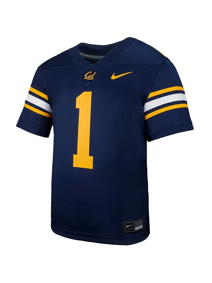 Большие размеры для парней и девушек 1 Navy Cal Bears Untouchable Replica Game Jersey Nike — изображение 3 из 3