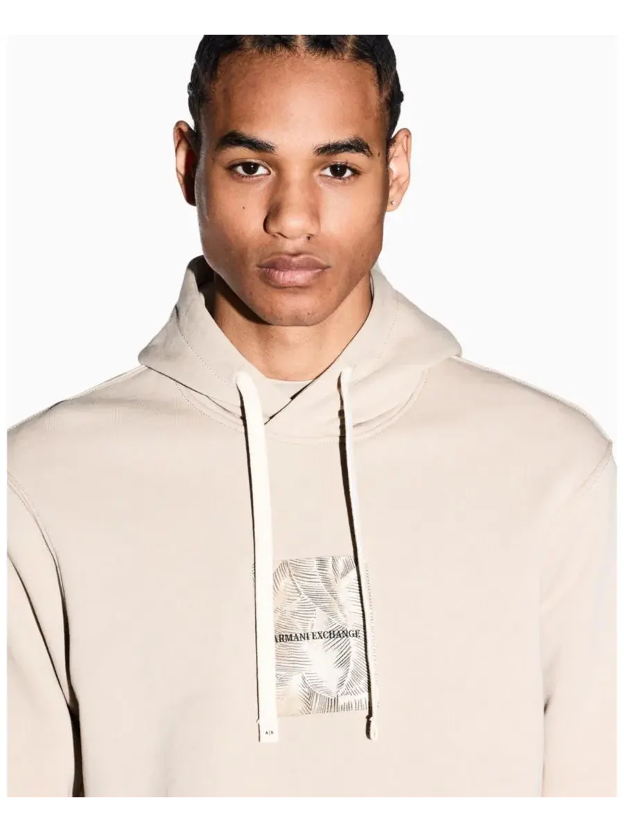 Мужская толстовка IBIZA X Box Leaf Logo A|X Armani Exchange — изображение 3 из 5