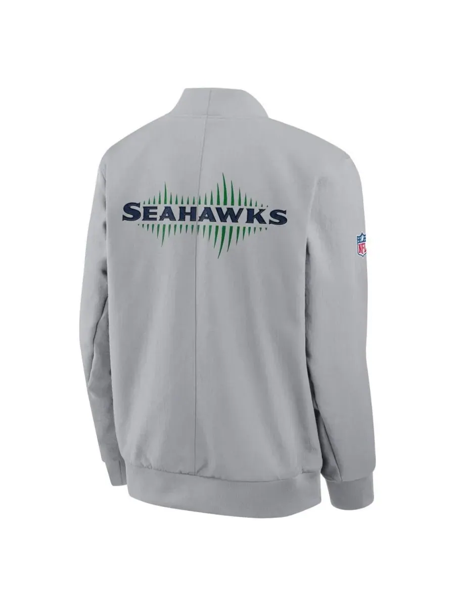 Куртка-бомбер Nike Seattle Seahawks 2025 Rivalries Collection — изображение 3 из 3, серый
