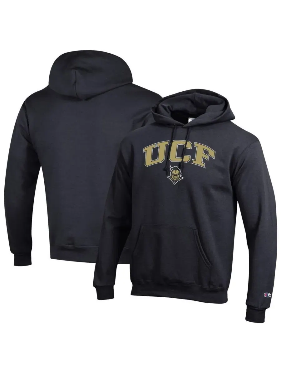 Худи с принтом Arch Over Logo UCF Knights Champion — изображение 1 из 3, черный