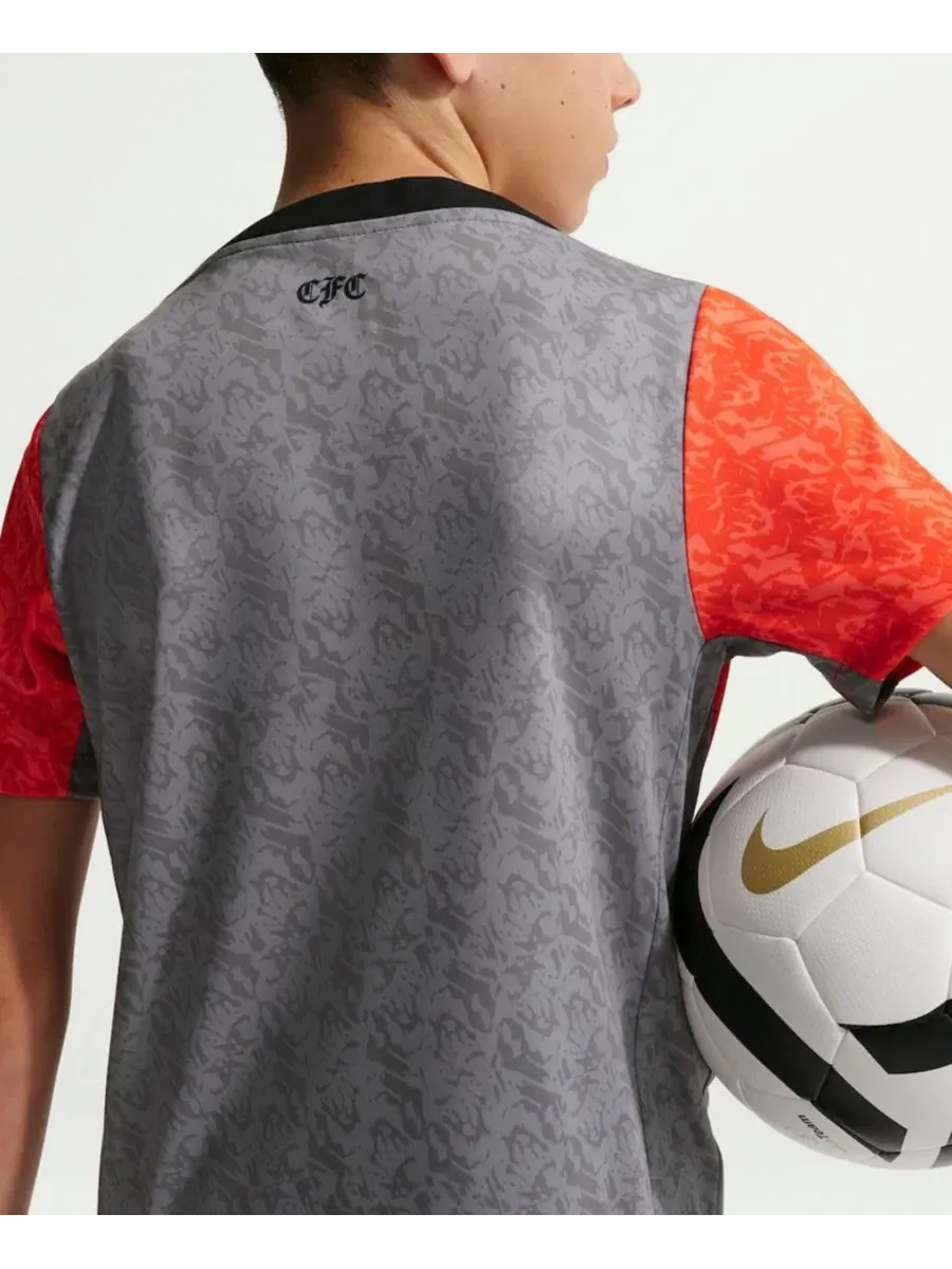 Футболка для предматчевой разминки Chelsea 2025/26 Academy Pro Pre-Match Top Nike — изображение 2 из 4, серый