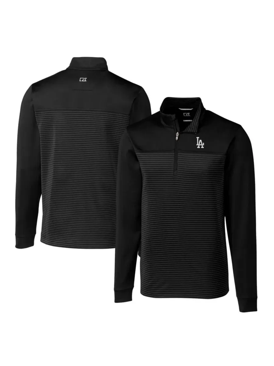 Свитшот с четверть-застежкой Big & Tall Cutter & Buck — изображение 1 из 3, черный