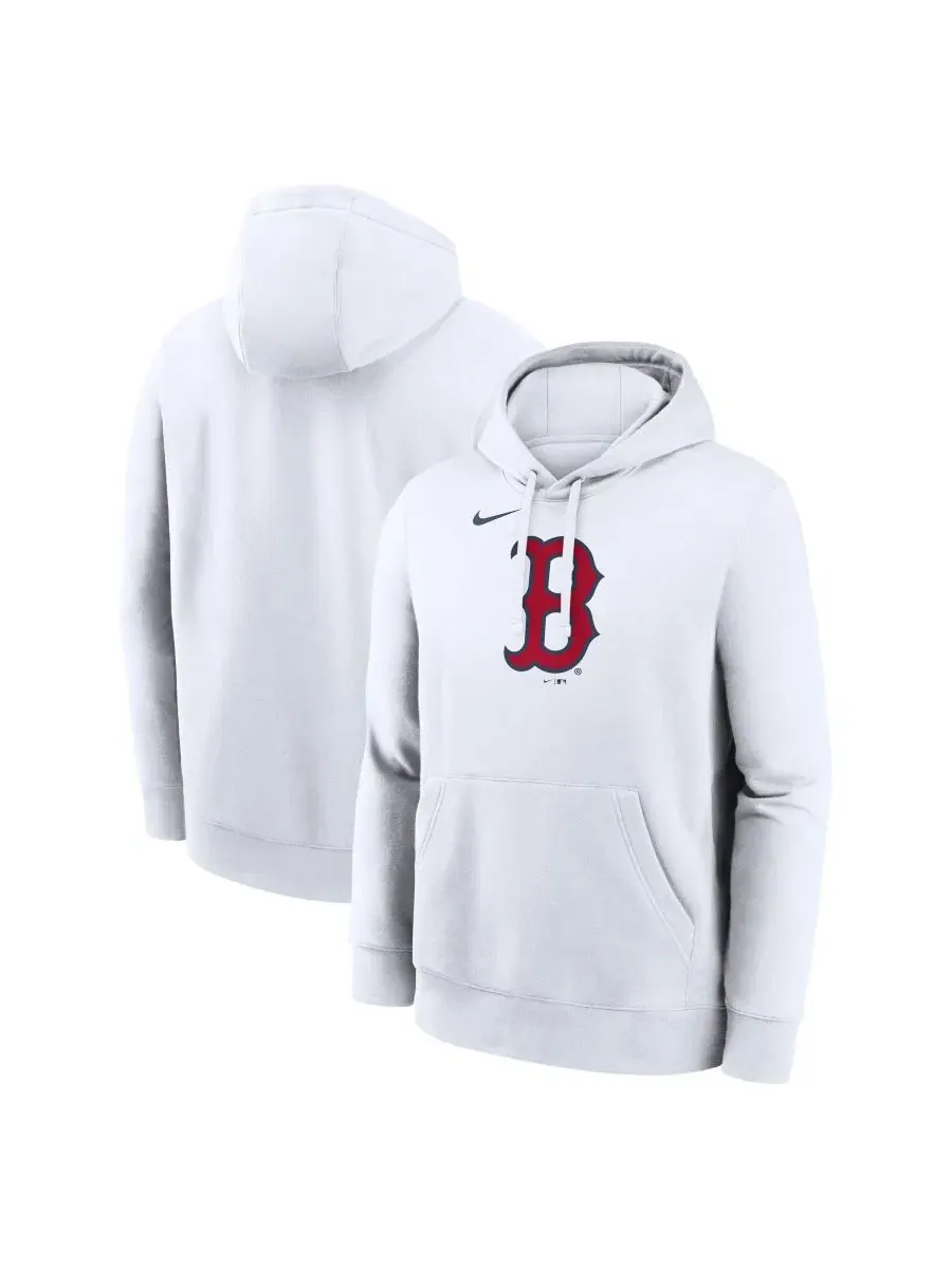 Худи с принтом Boston Red Sox Logo Club Nike — изображение 1 из 3, белый