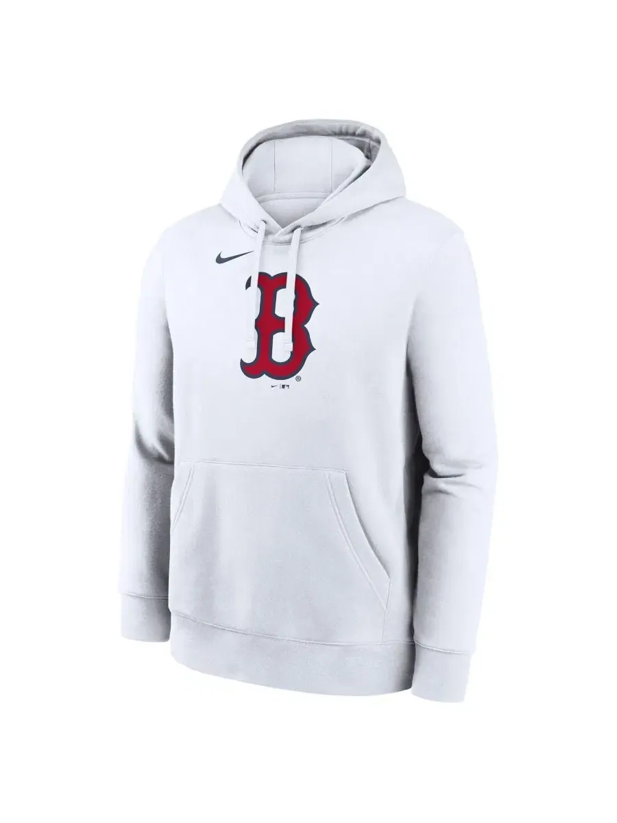 Худи с принтом Boston Red Sox Logo Club Nike — изображение 2 из 3, белый
