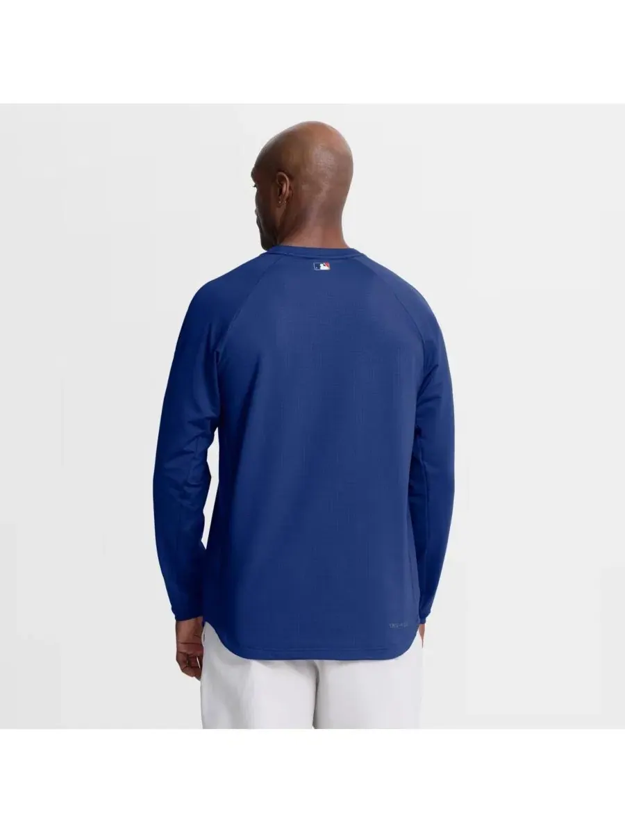 Свитшот с регланом Dri-FIT New York Mets Authentic Collection Nike — изображение 2 из 5, королевский