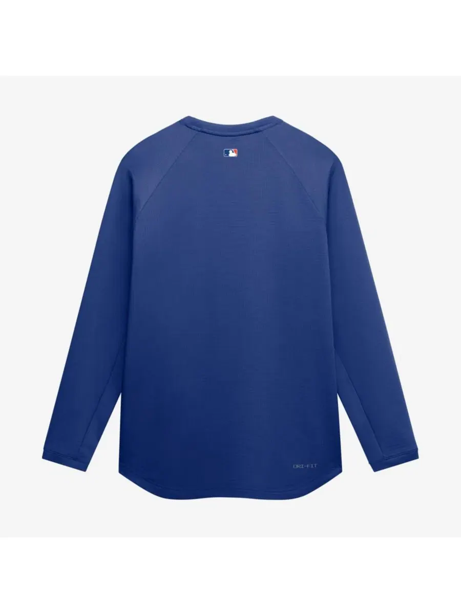 Свитшот с регланом Dri-FIT New York Mets Authentic Collection Nike — изображение 5 из 5, королевский