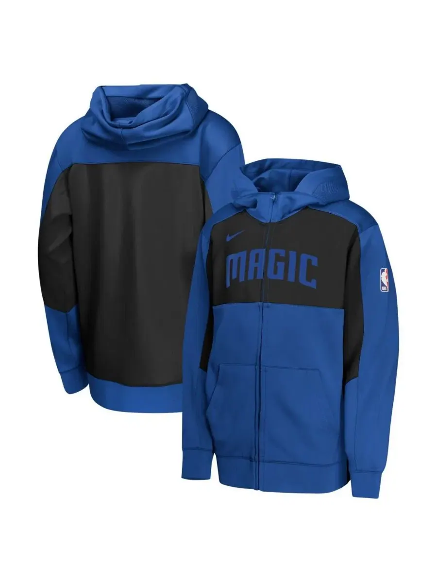 Худи-олимпийка с капюшоном, длинным рукавом, Dri-FIT, Orlando Magic Nike — изображение 1 из 3, синий черный