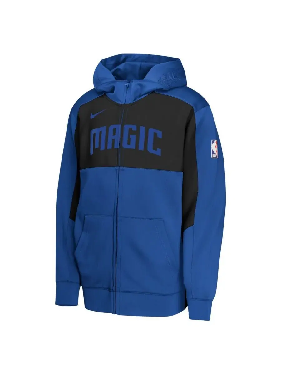 Худи-олимпийка с капюшоном, длинным рукавом, Dri-FIT, Orlando Magic Nike — изображение 3 из 3, синий черный