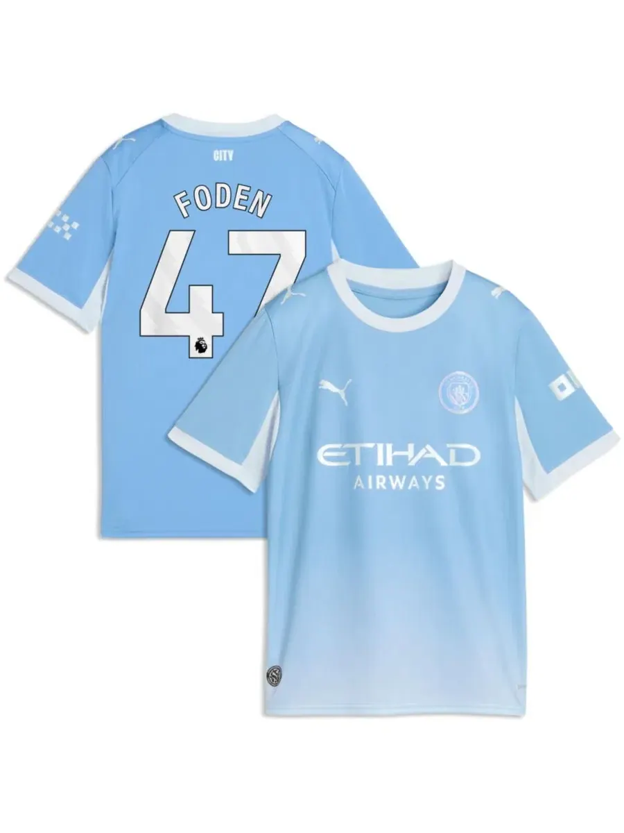 Футболка с длинным рукавом Puma Manchester City 2026/27 Home Replica Jersey — изображение 1 из 3, светлый синий