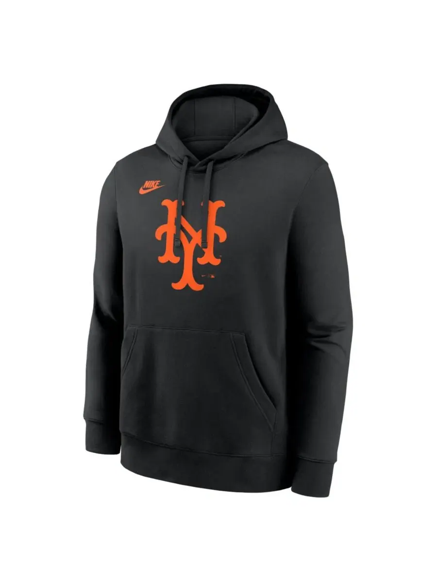 Худи с капюшоном с принтом Cooperstown Collection Logo Club Nike — изображение 4 из 4, черный