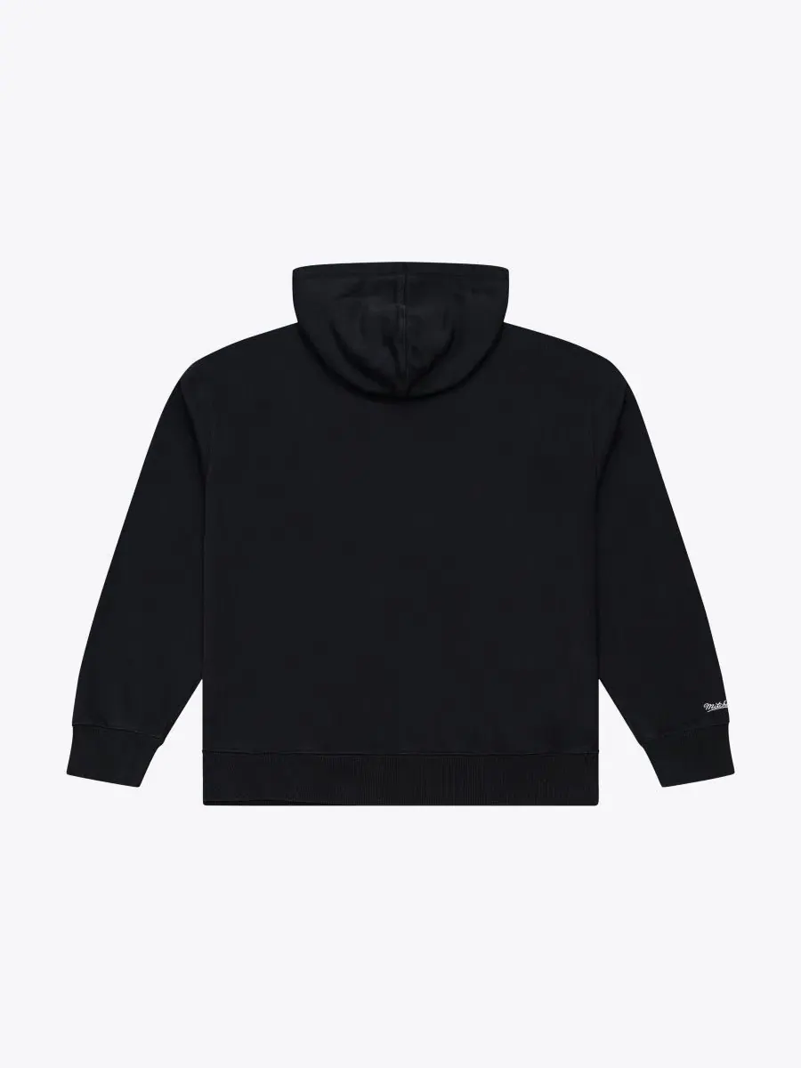Худи из флиса с вышивкой Mitchell & Ness — изображение 2 из 3, черный