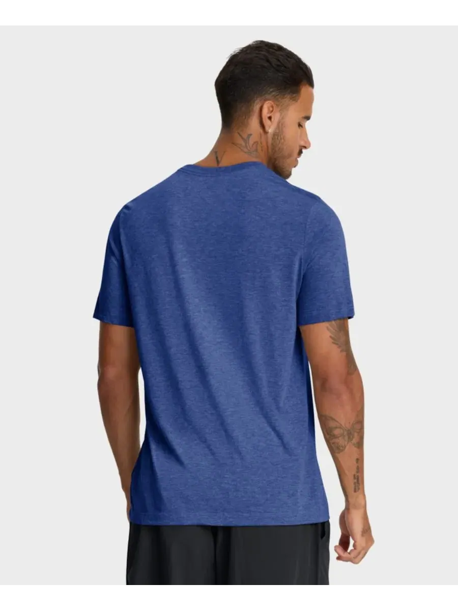 Футболка с принтом Cooperstown Logo Tri-Blend Nike — изображение 2 из 3, синий