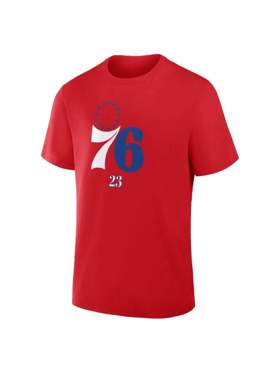Футболка с длинным рукавом LeBron James In The Paint Name & Number Fanatics — изображение 3 из 5, красный