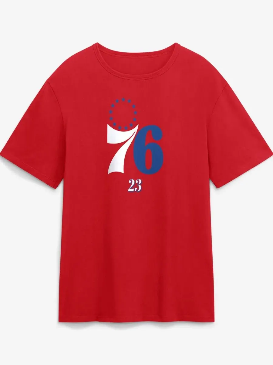 Футболка с длинным рукавом LeBron James In The Paint Name & Number Fanatics — изображение 4 из 5, красный