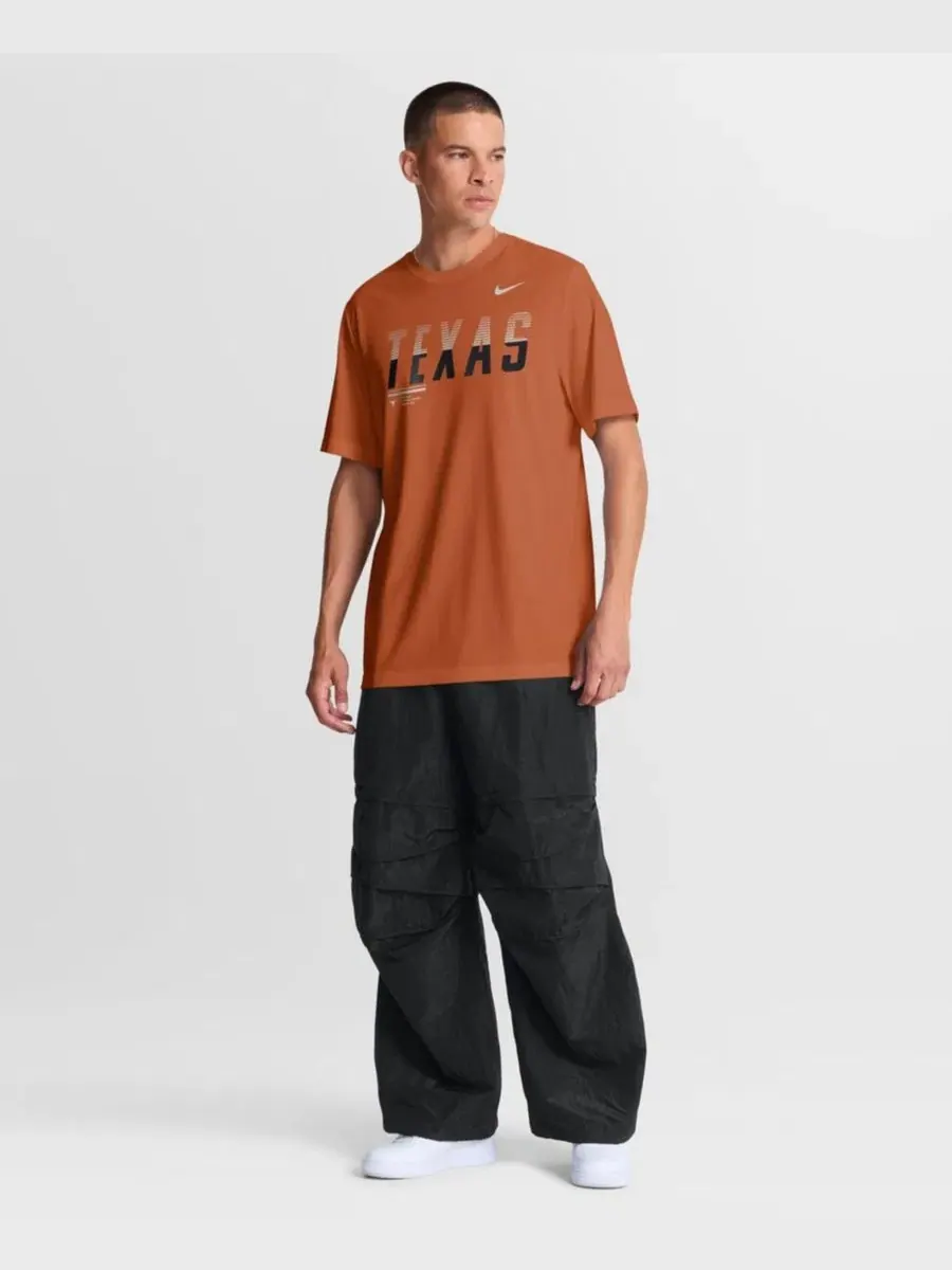 Футболка с коротким рукавом Texas Longhorns Sideline Legend Dri-FIT Nike — изображение 3 из 3, оранжевый