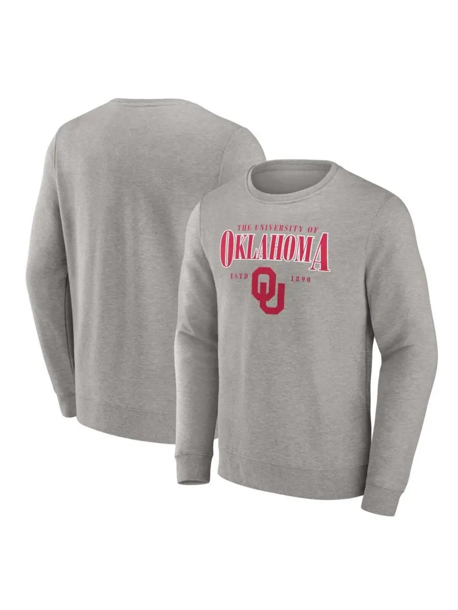 Свитшот с принтом Act Fast Fleece Pullover Fanatics — изображение 1 из 3, серый