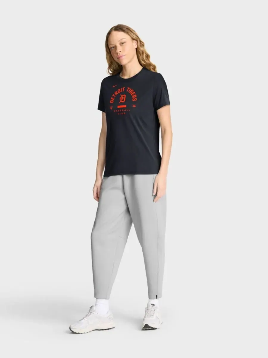 Футболка Nike с коротким рукавом и принтом, Detroit Tigers — изображение 4 из 5, темно-синий