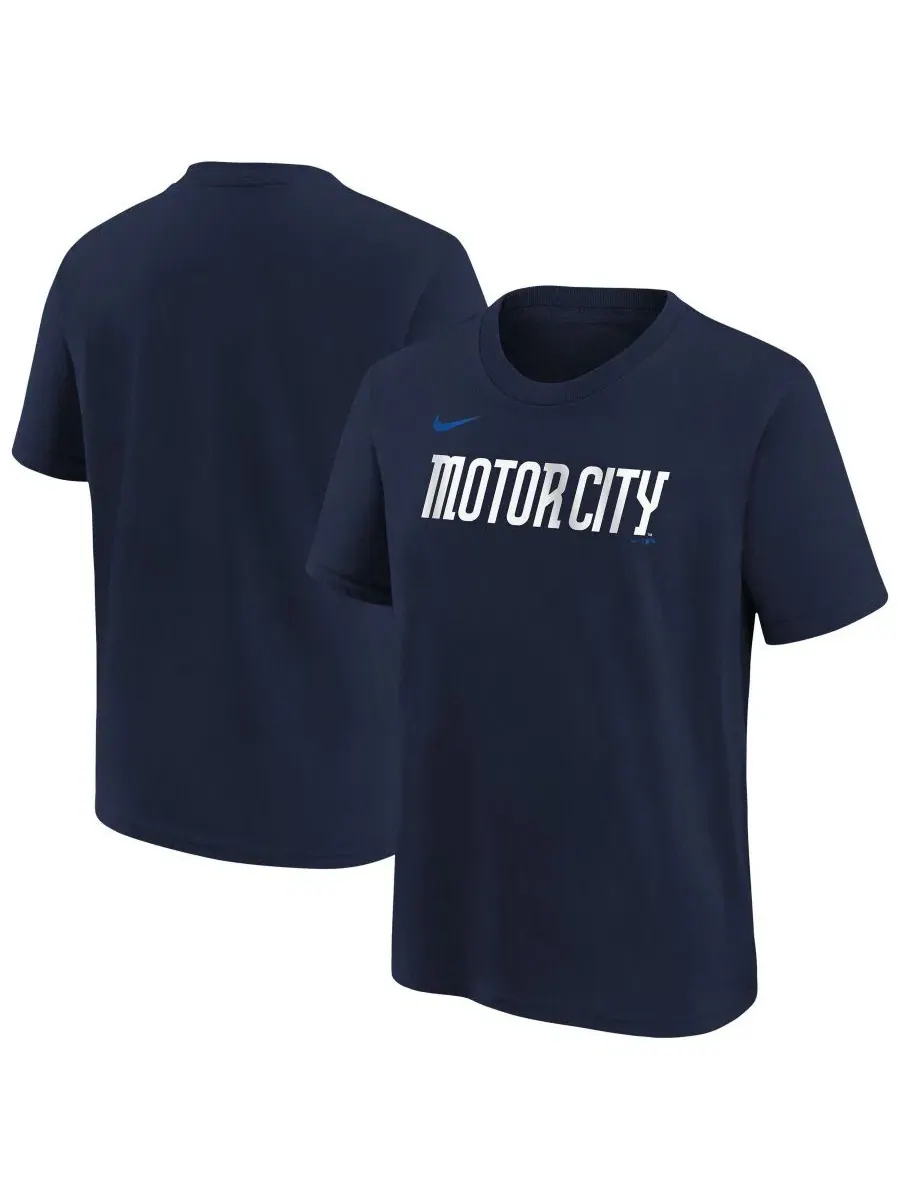 Футболка с длинным рукавом Nike City Connect Wordmark — изображение 1 из 3, темно-синий