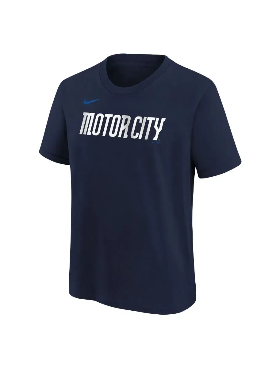 Футболка с длинным рукавом Nike City Connect Wordmark — изображение 2 из 3, темно-синий