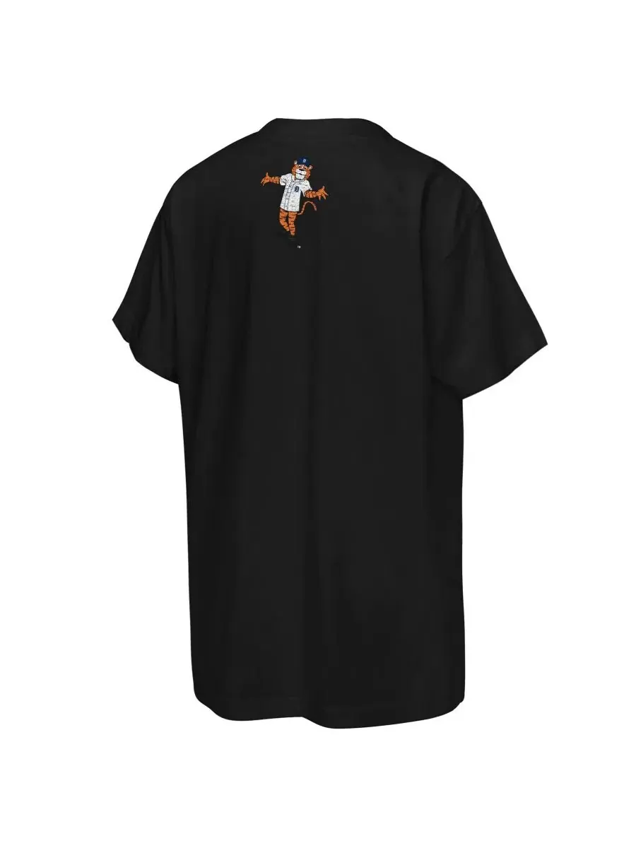 Футболка с принтом талисмана Detroit Tigers Big Face Mascot Mitchell & Ness — изображение 3 из 3, черный