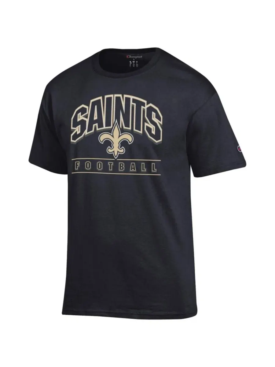 Футболка с принтом New Orleans Saints Champion — изображение 2 из 3, черный