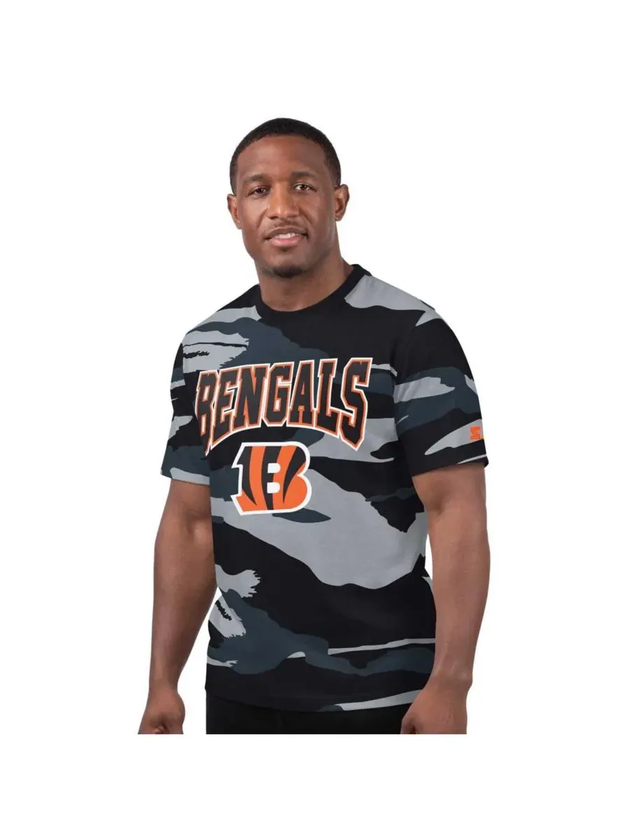 Футболка с принтом Thursday Night Gridiron, Cincinnati Bengals Starter — изображение 1 из 2, серый