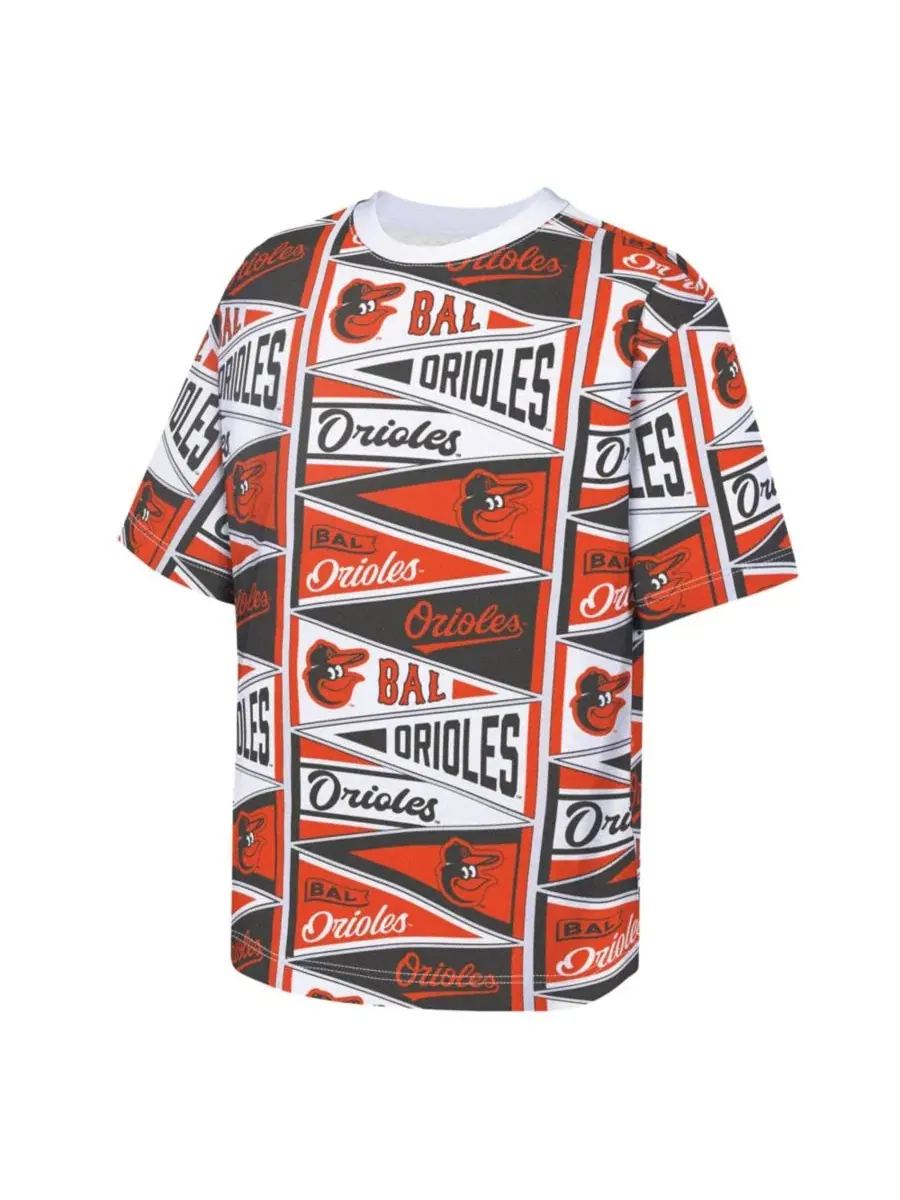 Футболка с принтом Baltimore Orioles Outerstuff — изображение 3 из 3, оранжевый