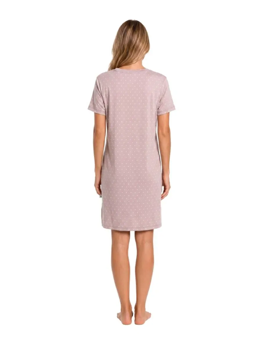 Ночная рубашка с коротким рукавом и круглым вырезом, модель Classic Do Sincerely Jules, Classic Do — изображение 3 из 3