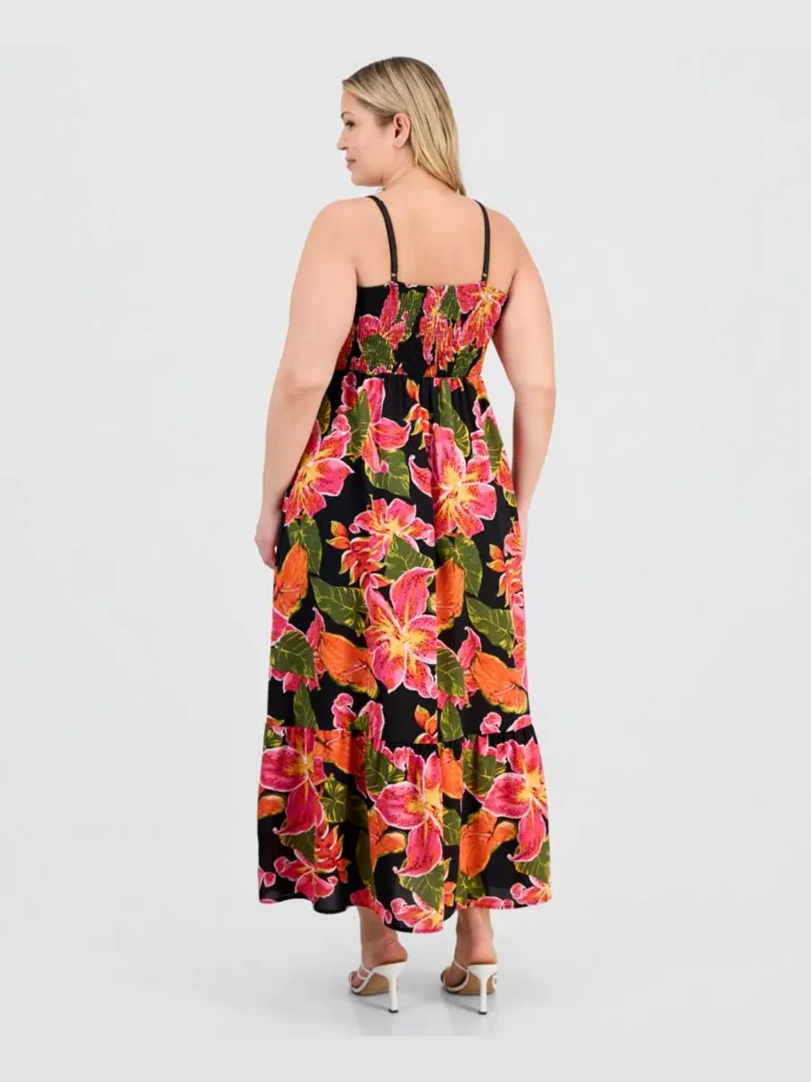 Платье с принтом Simona Tropical FULL CIRCLE TRENDS, Simona Tropical — изображение 2 из 3