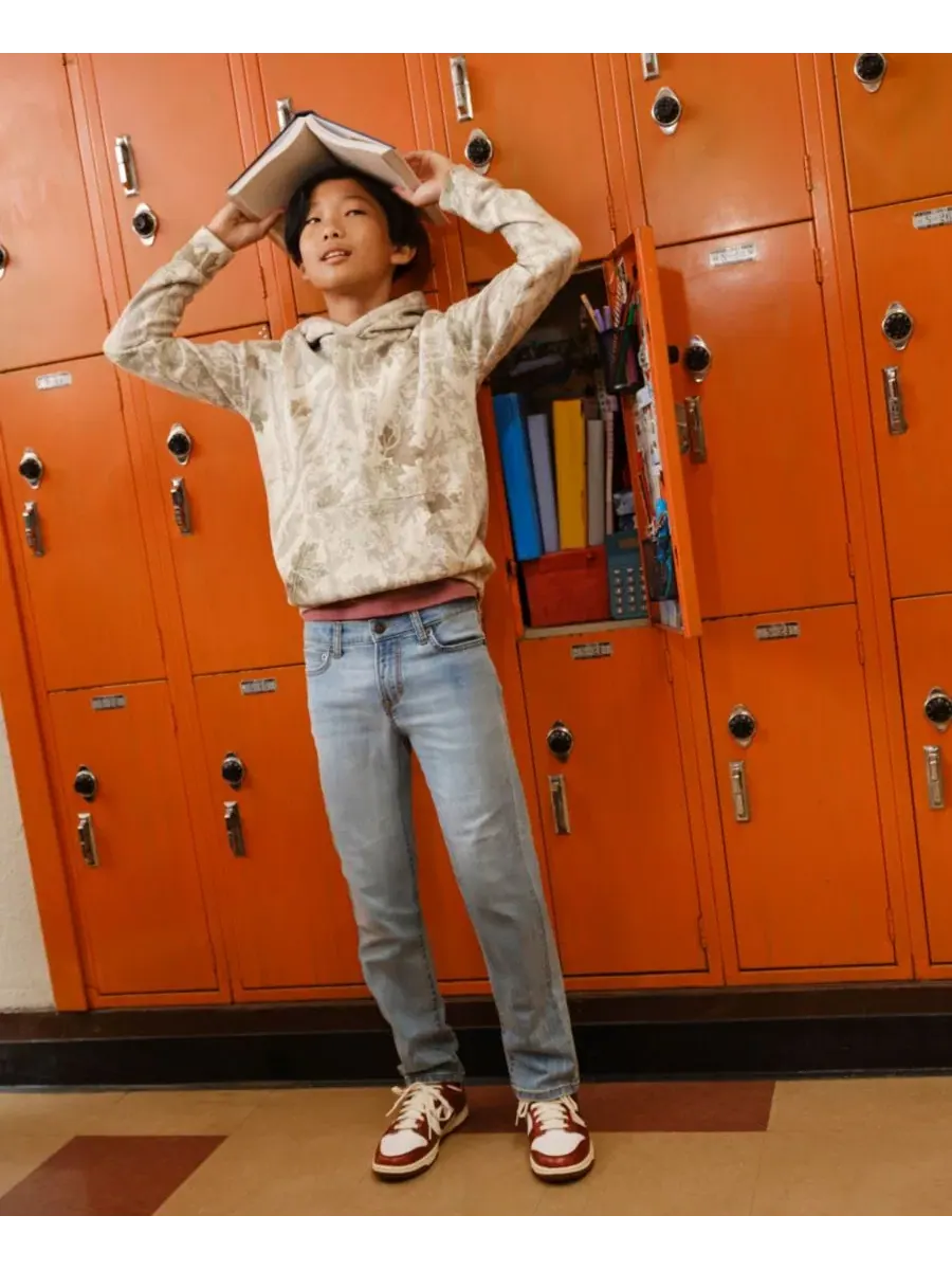 Комплект из худи с принтом, футболки и джинсов Athletic Department abercrombie kids, Rizz — изображение 9 из 16