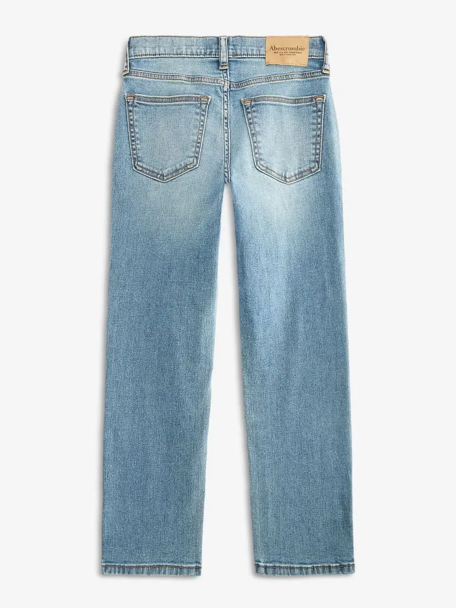 Комплект из худи с принтом, футболки и прямых джинсов Athletic Department abercrombie kids, Totes — изображение 4 из 8