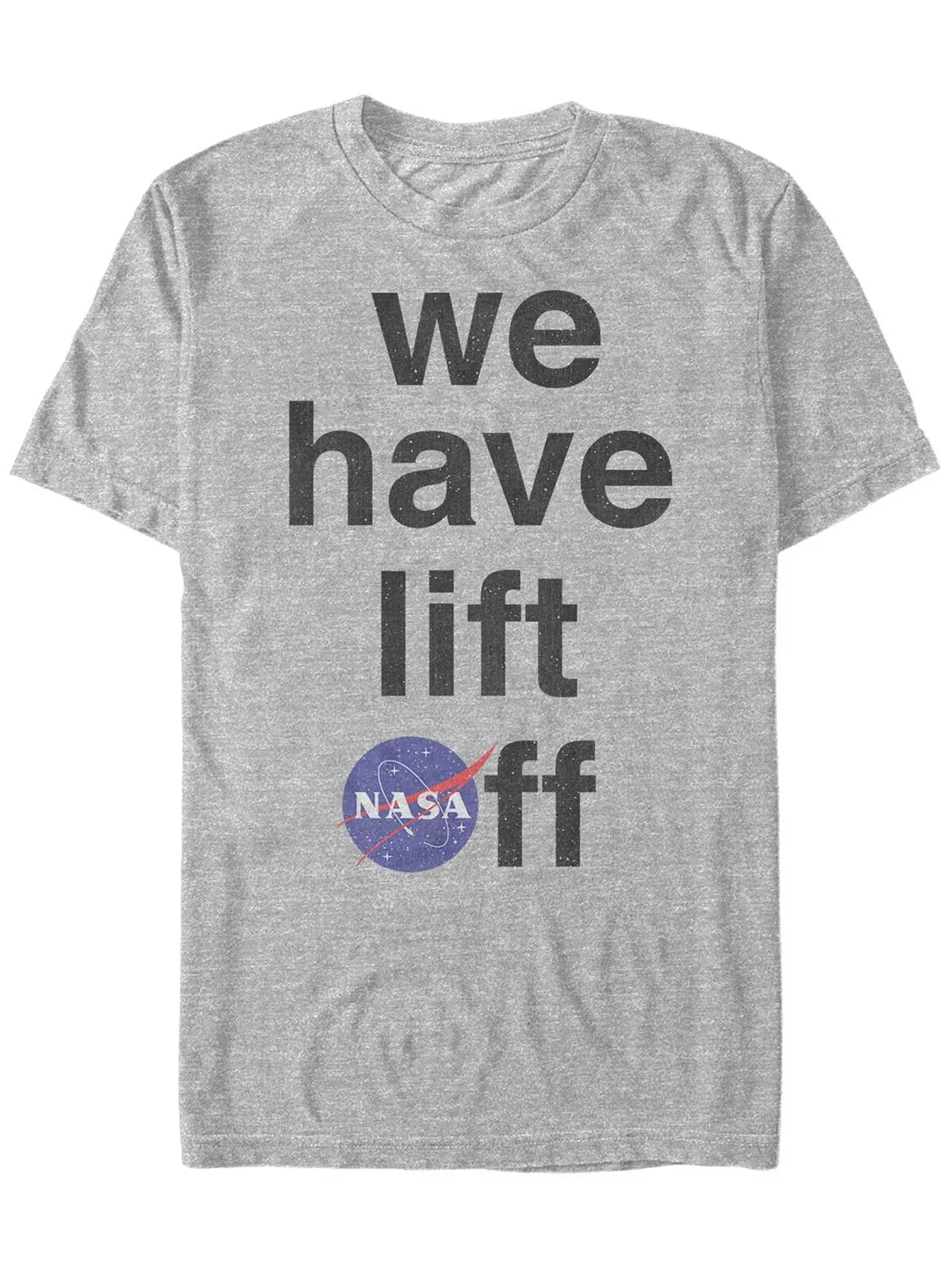 Мужская футболка с коротким рукавом с логотипом we have life off nasa Fifth Sun — изображение 1 из 1, серый